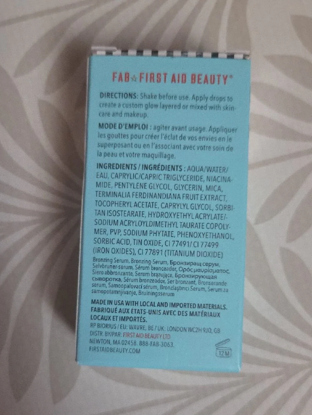First Aid Beauty Bronze + Glow Drops